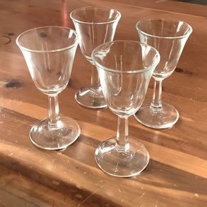 Juice Glasses Clear  3 1/2”